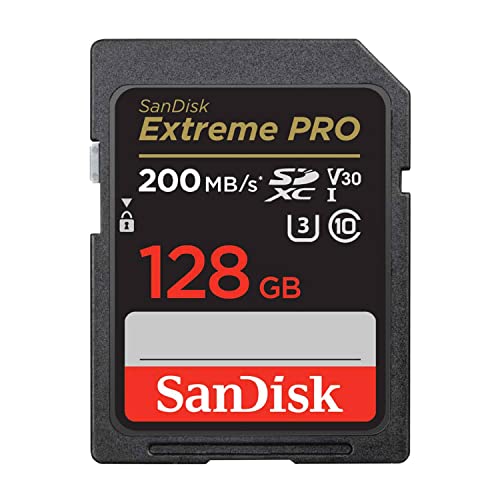 【 サンディスク 正規品 】 SDカード 128GB SDXC Class10 UHS-I V30 読取最大200MB/s SanDisk Extreme PRO SDSDXXD-128G-GHJIN 新パッケージ 1枚目 画像