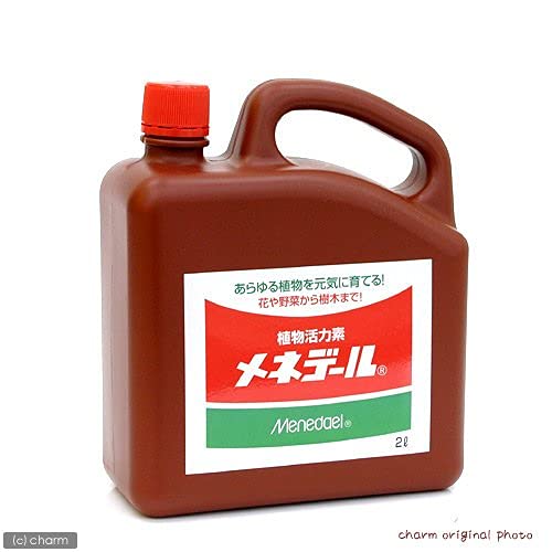 メネデール 植物活力剤 栄養剤 2L 植物を元気に育てる 花から野菜から植木まで 100倍希釈 1955年発売 最後 画像