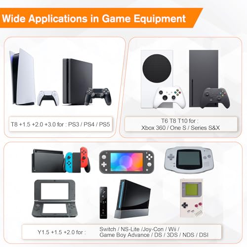 JOREST 24個精密ドライバーセット, DIY工具, 三角/Y型ネジ ドライバー Y000/Y00, Torx T1 T2 T3 T4 T5 T6 T8 T9 T15, Phillips PH000, 星型P2/P5, -1.0/-1.5/-2.0,とるくすドライバーセットはに適しています PS4拆解、Switch拆解、Laptop、眼鏡、パソコン メガネ、工具キット家庭用 中間 画像