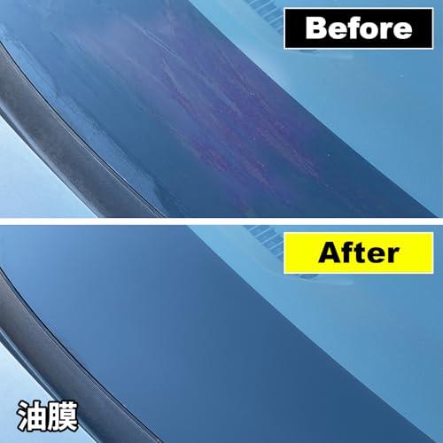 KURE(呉工業) LOOX(ルックス) ウィンドウ デュアル 80ml ガラス用油膜取り・撥水コート剤 1199 中間 画像