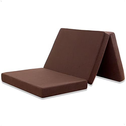 タンスのゲン マットレス シングル【全部洗える】厚み10cm「純」高反発(R) 密度25D 硬さ190N 三つ折り 敷布団 パイル 13810084(100391)の外観・全体像 画像