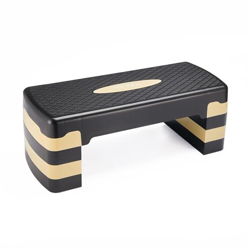 【下半身の筋力アップに最適】clasimple 踏み台昇降 ステップ台 3・4段階調整 踏み台 昇降 ステップ 運動 昇降台 筋力 トレーニング (【4段】ベージュ)の外観・全体像 画像