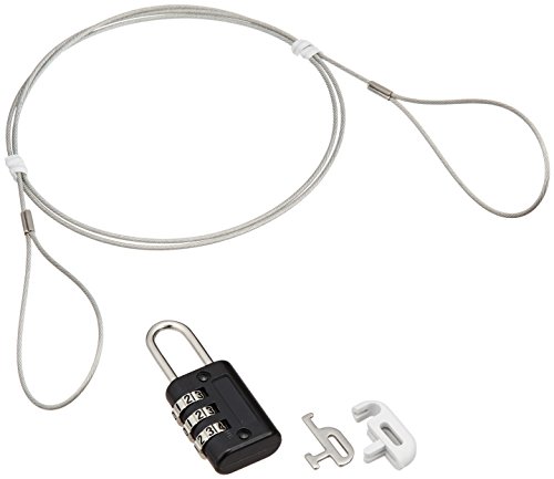 サンワサプライ ノートパソコン&マウスセキュリティ(セキュリティワイヤー・取付金具・ダイヤル錠セット) SL-21 1
