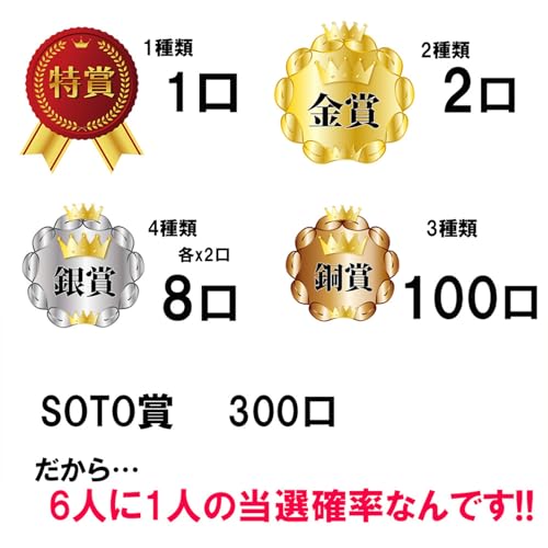 SOTOくじ アウトドアくじ オータム＆ウィンター キャンプくじ vol5 ガチャ くじ 運試し アウトドア SOTONo:ST-712 CB TOUGH220 ハイパワーCB缶 ポータブル充電器の特徴・詳細 画像