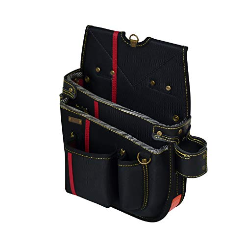 基陽 KH 進化 ネイルバッグ (左腰用) 大 ブラック HSA09Kの外観・全体像 画像