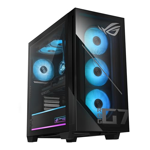 ASUS ゲーミングPC ROG G700 GM700TZ GeForce RTX 5080 AMD Ryzen 7 9800X3D メモリ64GB SSD2TB Windows11 液冷CPUクーラー 動画編集 重量 16.85kg ブラック GM700TZ-R9800X099W 1