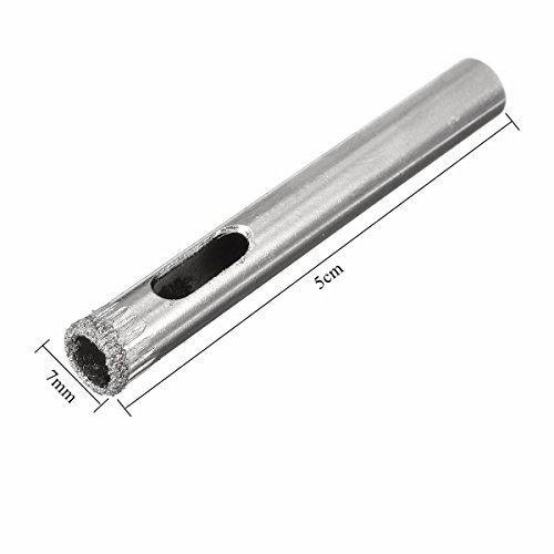 dDanke ダイヤモンドビット ダイヤモンドホールソー 電動工具 電動工具パーツ ダイヤモンドパーツ アクセサリ 7mm*50mm 10枚入りの詳細・まとめ 画像