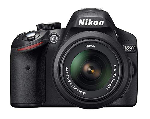 Nikon デジタル一眼レフカメラ D3200 レンズキット AF-S DX NIKKOR 18-55mm f/3.5-5.6G VR付属 ブラック D3200LKBKの詳細・まとめ 画像