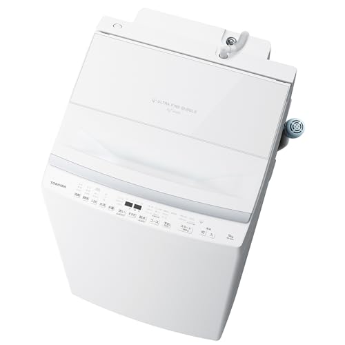 TOSHIBA(東芝) 全自動洗濯機 9kg AW-9DP4 (W) グランホワイト 洗剤自動投入 自動お掃除モード 洗濯槽自動洗浄 インバーター ZABOON 抗菌 ウルトラファインバブル 洗浄W 洗剤自動投入 Ag+ 抗菌水 低振動 低騒音 縦型 ふろ水ポンプ 1