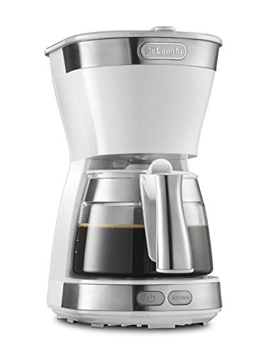 DeLonghi(デロンギ) De'Longhiドリップコーヒーメーカー アクティブ ICM12011J-W レギュラーコーヒー 5杯用 ペーパーレスフィルター [トゥルーホワイト] ファミリー登録で3年保証 1