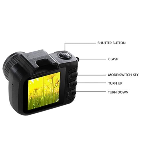 ヴィンテージカメラ ポータブルビデオレコーダー 6写真効果 1920x1080P解像度 1.3インチディスプレイ 外部バッテリー付き ポータブルヴィンテージカメラの特徴・詳細 画像