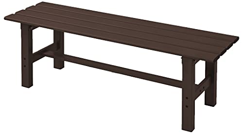 ガーデンマスター(Gardenmaster) アルミベンチ 幅120×奥行36×高さ40cm サビに強い 屋外 長椅子 縁側 椅子 アルミ縁台 ガーデンチェア ベンチシート ベランダ バルコニー 軽量 踏み台 ベンチ台 玄関台 お庭 ダークブラン ABT-120 1