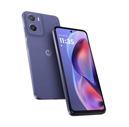 Motorola(モトローラ)motog05｜8GB/128GB｜フレッシュラベンダー｜SIMフリースマホ本体端末｜NFC対応｜ヴィーガンレザー｜ゴリラガラス｜正規代理店品｜6.7インチ｜HD+｜IP52防水防塵｜大容量バッテリー5,200mAh｜RAMブースト機能｜PB6N0002JP 1