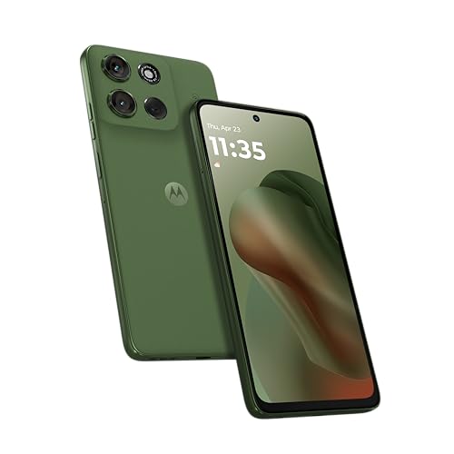 Motorola(モトローラ)motorola g66j 5G PANTONE|8GB/128GB|ディルグリーン|SIMフリースマホ本体端末|NFC/FeliCa対応|FMラジオ搭載|正規代理店品|6.7インチ|FHD+|IP68・IP69防水防塵|大容量バッテリー5,200mAh|PB810000JPの外観・全体像 画像