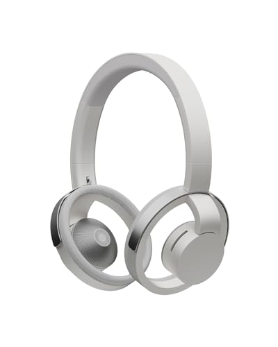 nwm(ヌーム)【延長保証版】 ワイヤレス ヘッドホン オープンイヤー型 nwm ONE MBH001 耳スピ │ Bluetooth5.3 最大20時間再生 マイク付き 軽量 Type-C 耳をふさがない マルチポイント対応 ライトグレイの外観・全体像 画像