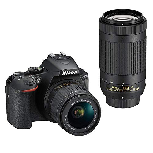 Nikon デジタル一眼レフカメラ D5600 ダブルズームキット ブラック D5600WZBKの外観・全体像 画像