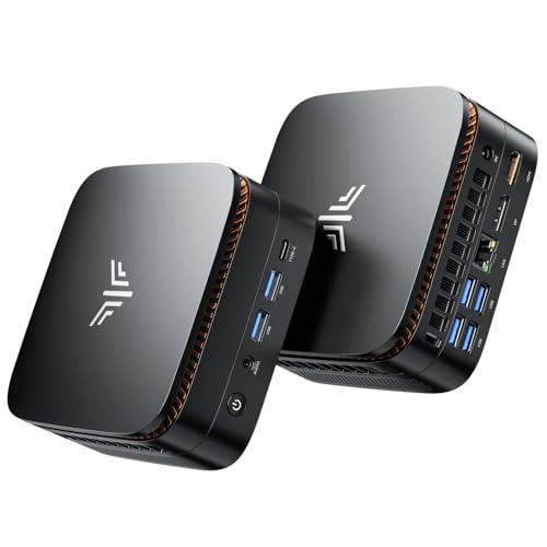 NiPoGi ミニpc Ryzen 4300U 【2026新型・3500Uより速い】 mini pc 最大3.70GHz 4C/4T 16GB+256GB 4TB拡大可能 ミニパソコン Windows11 Pro みにPCフル機能Type-C/DP1.4b/HDMI2.0 4K 3画面出力 USB3.2×6 小型pc 省電力 高速熱放散 静音 LANポート/Wi-Fi/BT4.2 P1小型パソコンの外観・全体像 画像