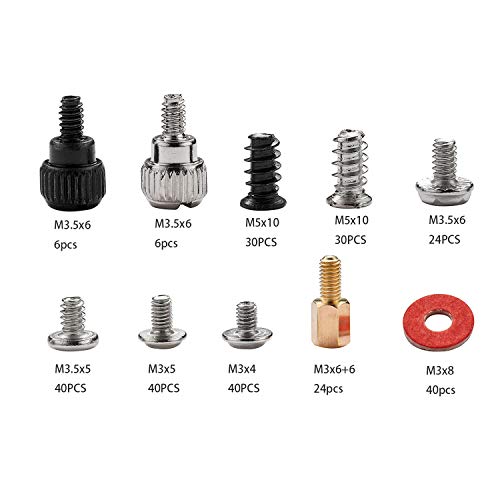 Litorange PCネジ 280個セット スペーサー ワッシャー 自作PC ssd PCケース デスクトップの特徴・詳細 画像