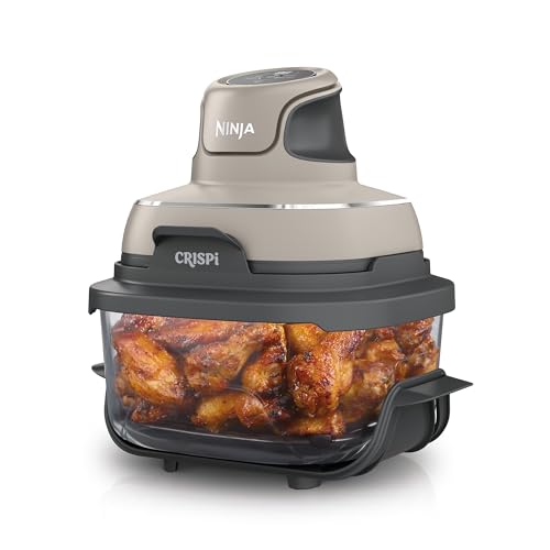 【Amazon.co.jp限定】 Ninja ニンジャ Crispi クリスピー テーブルクッカー FN101JSTNR 自動調理器 3つの調理モード (クリスプ／ベイク・ロースト／リクリスプ) 煮る 焼く 蒸す 炒める 煮込む 炊く 温風調理 FN101JST ベージュ 1