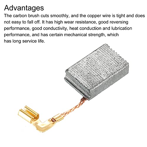 PATIKIL カーボンブラシ 16x11x5 mm 電動モーター 電動工具 アングルグラインダーテーブルソー スペアパーツ修理用 2個の特徴・詳細 画像