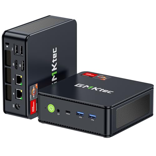 GMKtec ミニPC Ryzen 7 7730U搭載【64GB DDR4・16TB M.2 SSD（拡張可能）】 8コア16スレッド MAX4.5GHz Win11 pro ミニPC 2.5G有線LANポート8K 3画面出力可能 USB3.2×2 HDMI2.0/DP1.4/Type-C Wi-Fi6E BT5.2小型ゲーミングPC M5 Ultra 32GB+1TB 1