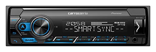 Pioneer カーオーディオ MVH-5600 1D メカレス Bluetooth USB iPod iPhone AUX DSP カロッツェリアの外観・全体像 画像