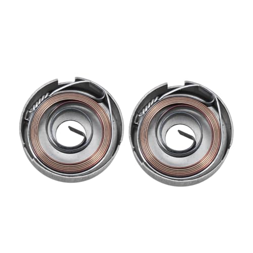 FRCOLOR 2セット ドリルプレス用スチール製コイルスプリング クイルリターンスプリング交換パーツ 1.61×1.61×0.59インチ 電動工具アクセサリ 1