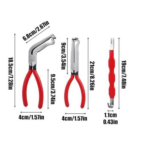 カプラー外し工具 コネクター外し工具 3個セット 曲型+直型+連結型 滑り止めグリップ付き 車のトラックシステム用 コネクター抜き 分離工具 軽量 持ち運び便利 多機能 家庭用 作業用 業務用 [並行輸入品]の特徴・詳細 画像