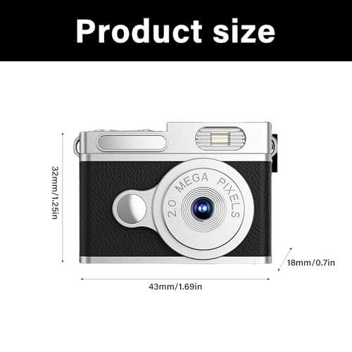 レトロカメラ 1080P ビデオ 12MP 写真 ポケットサイズデザイン バッテリー寿命延長 マルチカラーフィルター 屋外使用 レトロデジタルカメラの特徴・詳細 画像