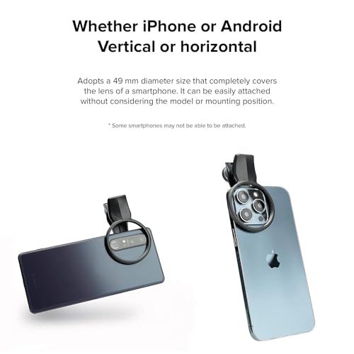 EXAPRO スマートフォン用アクセサリ フィルタークリップ フィルター径 49mm用 クリップタイプ iPhone / Android対応 EXP-FC-01の特徴・詳細 画像