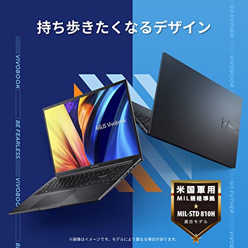 ASUS ノートパソコン Vivobook 16 X1605VA 16インチ インテル Core i5 13420H メモリ16GB SSD 512GB Windows 11 バッテリー駆動 7.9時間 Type-C給電対応 重量 1.88kg 指紋認証 インディーブラック X1605VA-I5H165Wの特徴・詳細 画像