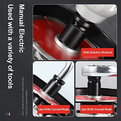 SURD フランジ交換ツール フランジ交換レンチ グラインダーレンチ アングルグラインダー アクセサリー 交換工具レンチ フランジ ロック ナット 内外周フランジ研削ディスク固定用 ジスクグラインダー用取付取り外し道具 モーター接続専用パーツ 手動電動レンチツール 整備用工具の特徴・詳細 画像