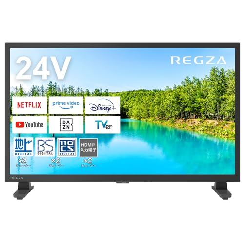 【Amazon.co.jp限定】REGZA レグザ テレビ 24V35NA (24インチ / ハイビジョン/液晶/Airplay/ネット動画対応)の外観・全体像 画像
