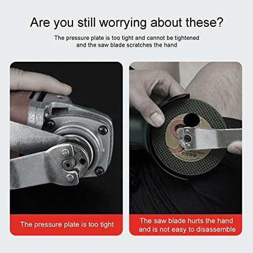 SURD フランジ交換ツール フランジ交換レンチ グラインダーレンチ アングルグラインダー アクセサリー 交換工具レンチ フランジ ロック ナット 内外周フランジ研削ディスク固定用 ジスクグラインダー用取付取り外し道具 モーター接続専用パーツ 手動電動レンチツール 整備用工具の詳細・まとめ 画像