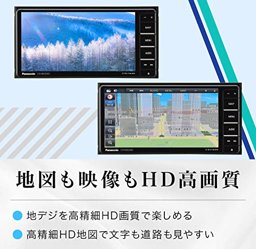 パナソニック(Panasonic) カーナビ ストラーダ 7インチ ワイド CN-HE02WD フルセグ ドラレコ連携 HD液晶搭載 全国市街地図に対応 Bluetooth接続 ETC2.0車載器対応の特徴・詳細 画像