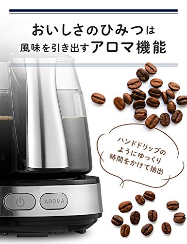 DeLonghi(デロンギ) De'Longhiドリップコーヒーメーカー アクティブ ICM12011J-BK レギュラーコーヒー 5杯用 ペーパーレスフィルター [インテンスブラック] ファミリー登録で3年保証の特徴・詳細 画像
