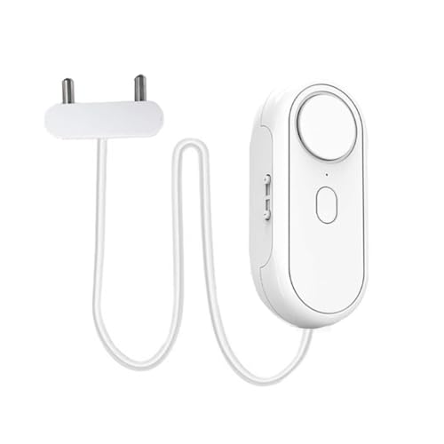 QAWIHTFURD リモートコントロール水漏れセンサー検出器 120DB ホームアラーム 水漏れアラーム 洪水警報 オーバーフロー保護の外観・全体像 画像