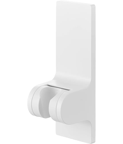 山崎実業(Yamazaki) 角度が調節できる マグネット シャワーホルダー ホワイト W5.5×D5.7×H16cm タワー tower 4段階 角度調節 浴室 簡単取り付け 10286の外観・全体像 画像