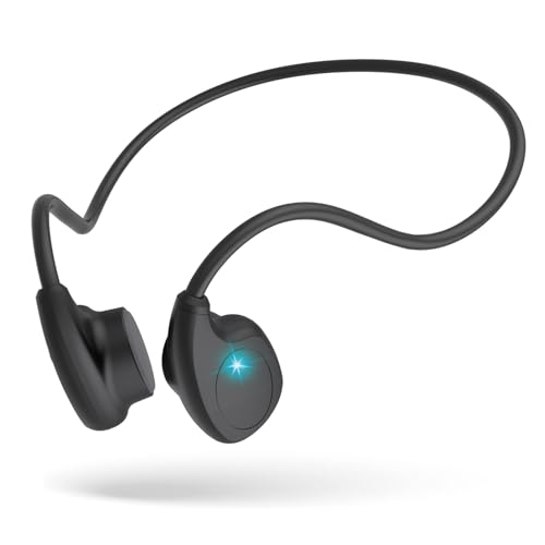 骨伝導イヤホン bluetooth こつでんどう イヤホン bluetooth txzz オープンイヤー 耳を塞がない ワイヤレス ランニング 26g超軽量 Type-C急速充電 通話ノイズキャンセリング 物理ボタン操作 生活防水防汗 こつでんどういやほん スポーツ/アウトドア/通勤（ブラック） 1