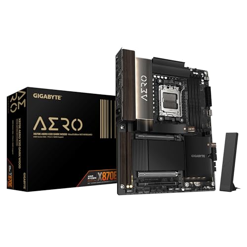 GIGABYTE X870E AERO X3D DARK WOOD ATXマザーボード MB7024 1