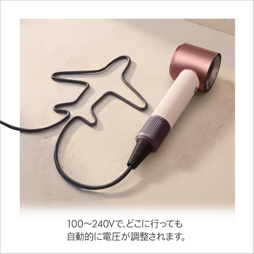 Dyson(ダイソン) ドライヤー Dyson Supersonic™ Travelヘアドライヤー セラミックピンク（HD19 VLP AM）大風量 速乾 軽量【Amazon.co.jp限定】【美しさを自由に】の特徴・詳細 画像