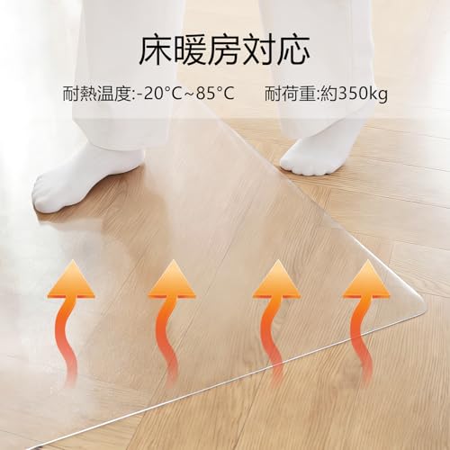 冷蔵庫 マット エンボス加工 PVC 透明 床保護シート 65x70cm 厚さ2.0mm キズ防止 凹み防止 冷蔵庫マット 汚れ防止 滑り止め はカスタマイズ可能ですの特徴・詳細 画像