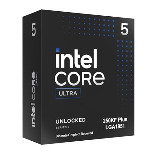 【Amazon.co.jp限定】Intel Core Ultra 5 250KF Plus プロセッサー 18コア(6P+12E) 最大5.3GHz、BX80768250KF/AZ 国内正規代理店品 ＊内蔵グラフィックス未搭載モデル 1