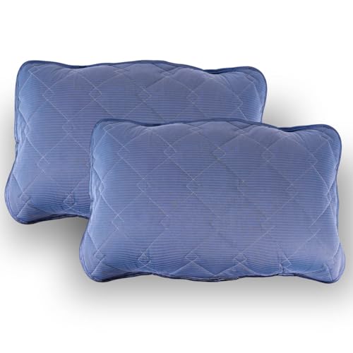 枕カバー 冷感 【2026&夏新開発&接触冷感&Q-MAX0.54】 洗える 固定ゴムバンド ひんやり まくらカバー 枕かばー 吸湿 通気 抗菌 防臭 四季兼用 枕カバー 43x63cm 2個セット 1