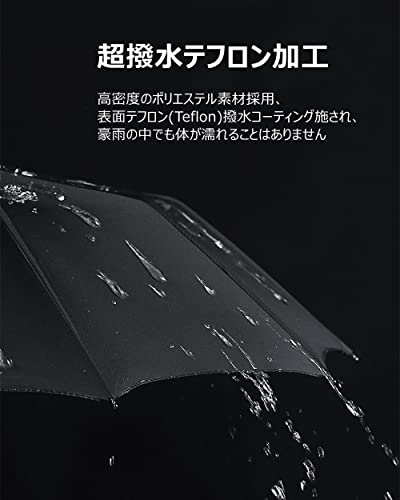折りたたみ傘 ワンタッチ 自動開閉 320g超軽量 8本骨 折り畳み傘 メンズ レディース 撥水速乾 耐強風 男女兼用 携帯しやすい 傘カバー付きの特徴・詳細 画像
