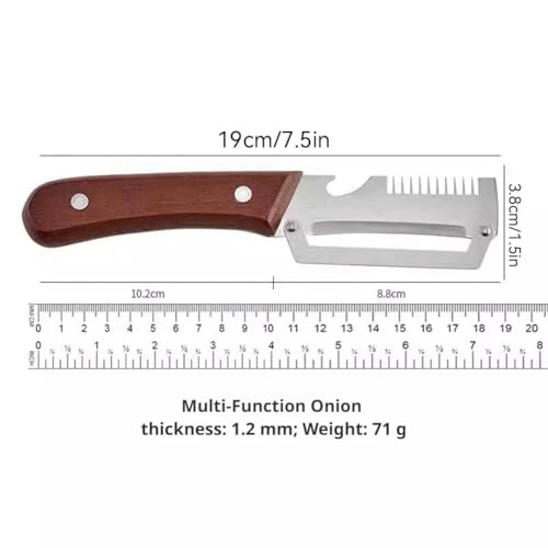 【多機能 3in1】野菜ピーラー 皮むき器 栓抜き 千切り スライサー 超鋭利 ステンレス スチール刃 切れ味が続く 木製ハンドル 滑り止め 家庭用 キッチン用品 ピーラーツール 野菜 果物用 調理器具 お手入れ簡単 [並行輸入品]の特徴・詳細 画像