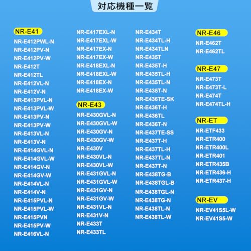 CNRMJ-108850 製氷機フィルター 消耗品 パナソニック冷蔵庫製氷機対応 浄水フィルター (後継品: ARMH00B01630 / CNRMJ-108850H)交換用 互換品 1個入りの特徴・詳細 画像