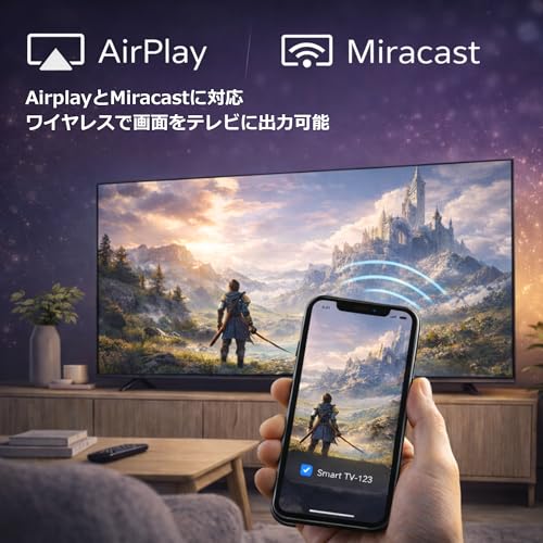 AMIAMIstyle 4K 50型 スマートテレビ チューナーレステレビ IPS液晶パネル採用 Android Ver 14.0対応 ネット動画 HDR10対応 モニター AMI-TV50S2 2026年モデル (50インチ)の詳細・まとめ 画像