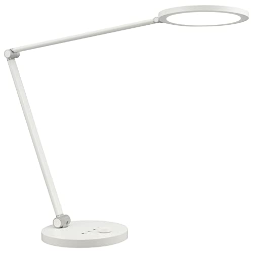 オーム(OHM) デスクライト スタンドライト LED【調光調色&タイマー機能付】電気スタンド 卓上 ODS-LDC6K-W 06-1850 オーム電機 1