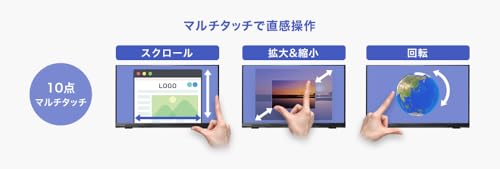 I-O DATA アイ・オー・データ 10点マルチタッチ対応 21.5型 ワイド液晶ディスプレイ LCD-MF225FDB-Tの詳細・まとめ 画像